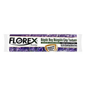 Florex 10 Lavender Scented 60l Drawstring Bin Bags 65 X70 Cm