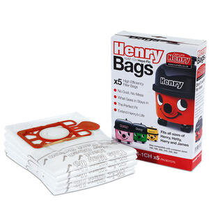 Numatic NVM-1CH Hepa-Flo Henry Vacuum Filter Bags Pack of 5