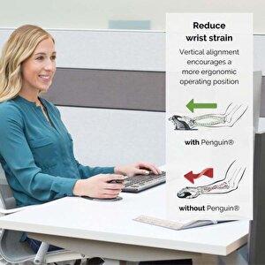 Penguin® Ambidextrous Vert Mouse -M WLS