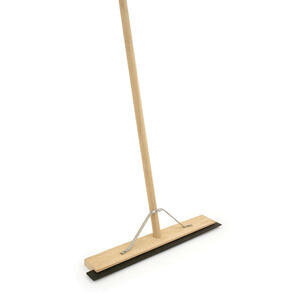 Bentley 24" Wooden Floor Squeegee with Rubber Blade & Handle
