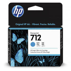 HP 712 Cyan Standard Capacity Ink Cartridge 29ml - 3ED67A