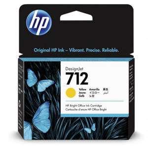 HP 712 Yellow Standard Capacity Ink Cartridge 29ml - 3ED69A
