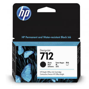 HP 712 Black Standard Capacity Ink Cartridge 38ml - 3ED70A