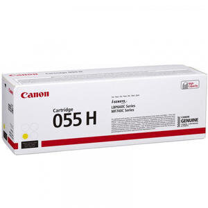 Canon 055HY Yellow High Capacity Toner Cartridge 5.9k pages - 3017C002