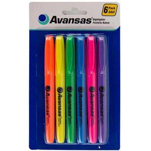 Avansas Style Highlighter 6 Colours