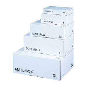 ValueX Mailing Box Small 240x180x80mm White (Pack 20)