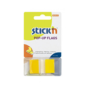 Pop-Up Flags 45x25mm 50 Tabs Yellow