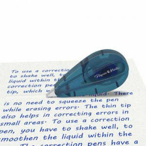 Paper Mate Mini Correction Tape 5mmx6m White (Pack of 10)