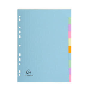 Forever Dividers A4 10 Part Pastel 
