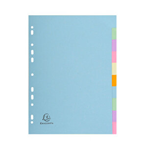 Forever Dividers A4 10 Part Pastel