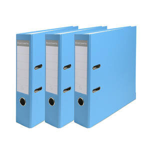 Exacompta A4 Lever Arch Files Light Blue Pack of 3