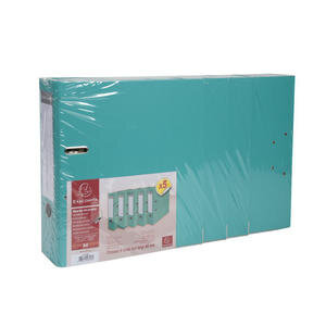 Exacompta A4 Lever Arch Files Light Green Pack of 5