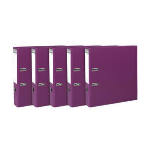 Exacompta A4 Lever Arch Files Fuchsia Pack of 5