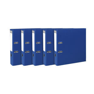 Exacompta A4 Lever Arch Files Dark Blue Pack of 5