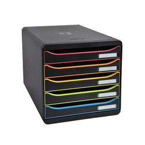 Exacompta Modulo Big Box Plus Harlequin Black Desk Drawers