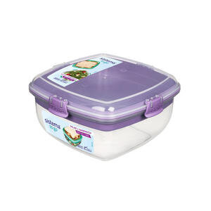 Sistema® Salad + Sandwich TO GO™ 1.63L Purple