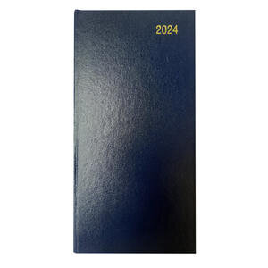 ValueX 2024 Slim Pocket Diary Week-per-page Blue