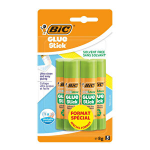 Bic Ecolutions Glue Stick 8g Pack of 5