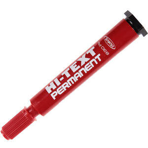 Hi-Text PB 830 Permanent Marker Bullet Tip 1.7 mm Red