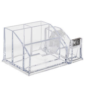 Ark 2032 Pen Holder with Tape Cutter Transparent