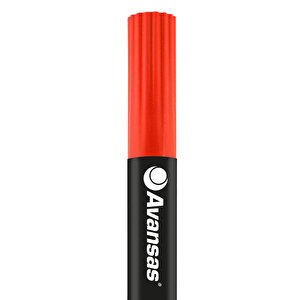 Avansas 907 Marker Pen Round Tip Red