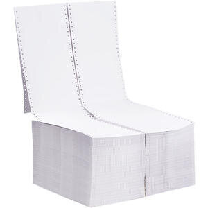 Avansas Computer Listing Paper 153 x 170 mm (6" x 6.5") 3-Part Pack of 3000