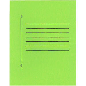 Avansas A4 Transfer File Full Cover Green Pack of 25