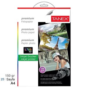 TANEX PHOTO Paper A4 150 gsm 25 Sheets