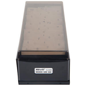Kw-Trio Business Card Case A-Z Index 800 Card Capacity