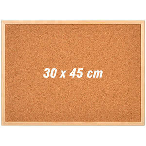 Avansas Cork Noticeboard Wood Frame 30 cm x 45 cm