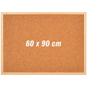 Avansas Cork Noticeboard Wood Frame 60 cm x 90 cm