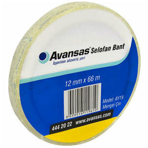 Avansas AY19 Office Tape Transparent 12 mm x 66 m