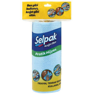 Selpak Reusable Paper Cloth 2.5 m Roll Blue