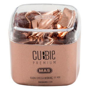 Mas 1324 Cubbie Premium Binder Clip 19 mm Rose Gold Pack of 5