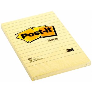Post-it YW Ruled Large 102x152mm 660 PK