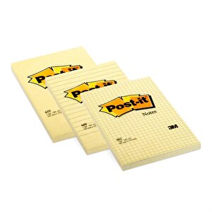 Post-it YW Ruled Large 102x152mm 660 PK