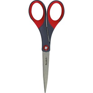 Scotch Precision Scissor 1 8-Inches Grey/Red 