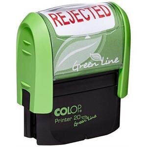 Colop Green Line Word Stamp REJECTED