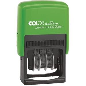 Colop S220 Green Line Date Stamp Day/Month/Year