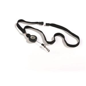 Durable Textile Necklace for Badge with Reel 8223 Pack of 10