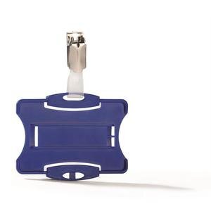 Durable Security Pass Badge Holder 54 x 85 mm Blue 8118 Pack of 25