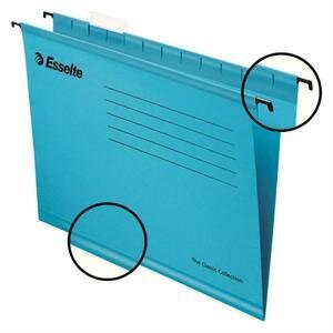 Esselte Classic Suspension File Foolscap Blue Pack of 25