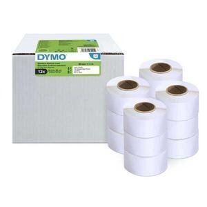 Dymo LW 2093091 Authentic Standard Address Labels, Self-Adhesive, Easy-Peel, 28 mm x 89 mm Pack of 12 Rolls (1,560 Labels)