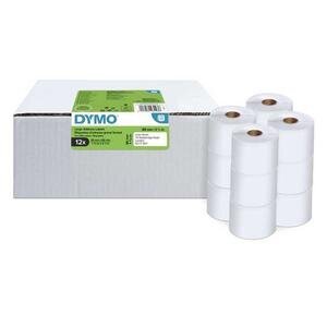 Dymo LW 2093093 Authentic Large Address Labels, Self-Adhesive, Easy-Peel, 36 mm x 89 mm Pack of 12 Rolls (1,560 Labels)