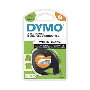 DYMO LetraTag Tape 12mm Iron-on WT
