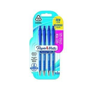 Paper Mate Flexgrip Gel Blue Pack of 4