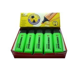 Stabilo Boss Highlighter 2-5 mm Chisel Tip Green Pack of 10