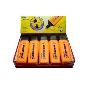 Stabilo Boss Highlighter 2-5 mm Chisel Tip Orange Pack of 10
