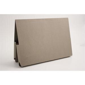 Guildhall 100% Recycled Double Pocket Manilla Legal Wallet Foolscap Grey Pack of 25