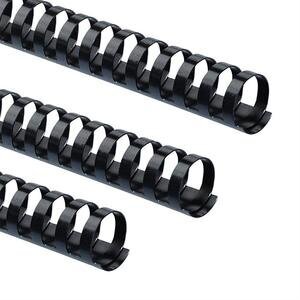 Fellowes A4 Plastic Binding Combs 25 mm Black Pack of 50